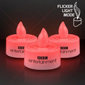 5 Day Imprinted Red LED Tea Light Candle